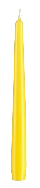 Konische Spitzkerzen Zitrone 400 x Ø 23 mm, 10 Stück