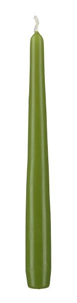Konische Spitzkerzen Limegrün 400 x Ø 23 mm, 10 Stück