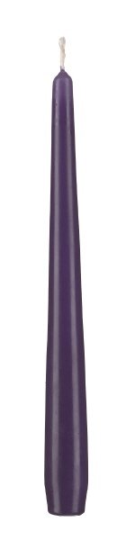 Konische Spitzkerzen Violett 240 x Ø 23 mm, 12 Stück