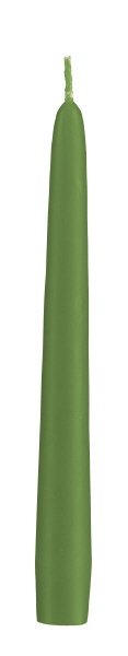 Konische Spitzkerzen Green 240 x Ø 23 mm, 12 Stück