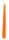 Konische Spitzkerzen Mandarin 290 x Ø 23 mm, 12 Stück