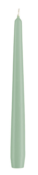 Konische Spitzkerzen Seafoam Seegrün 290 x Ø 23 mm, 12 Stück