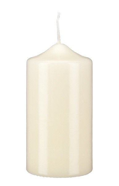 Stumpenkerzen Champagner 150 x Ø 60 mm, 12 Stück