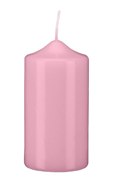 Stumpenkerzen Rosa 120 x Ø 60 mm, 12 Stück