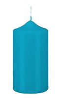 Stumpenkerzen Ocean Blau 120 x Ø 60 mm, 12 Stück