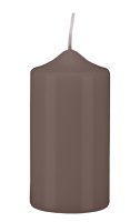 Stumpenkerzen Mocca 120 x Ø 60 mm, 12 Stück