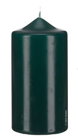 Stumpenkerzen Dunkelgrün 200 x Ø 50 mm, 6 Stück