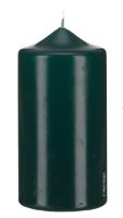 Stumpenkerzen Dunkelgrün 200 x Ø 50 mm, 6...