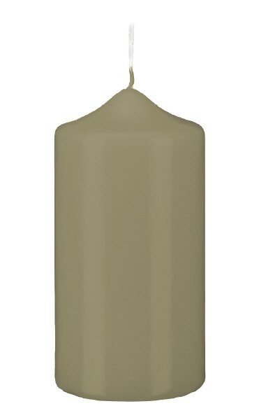 Stumpenkerzen Antik-Grün Verde Vecchio 150 x Ø 50 mm, 12 Stück