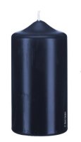 Stumpenkerzen Nachtblau Dunkelblau 100 x Ø 40 mm,...