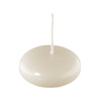 Schwimmkerzen Champagner 26 x Ø 42 mm, 8 Stück