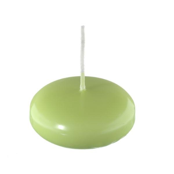 Schwimmkerzen Lime 26 x Ø 42 mm, 8 Stück