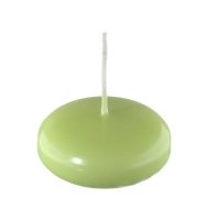 Schwimmkerzen Lime 26 x Ø 42 mm, 8 Stück