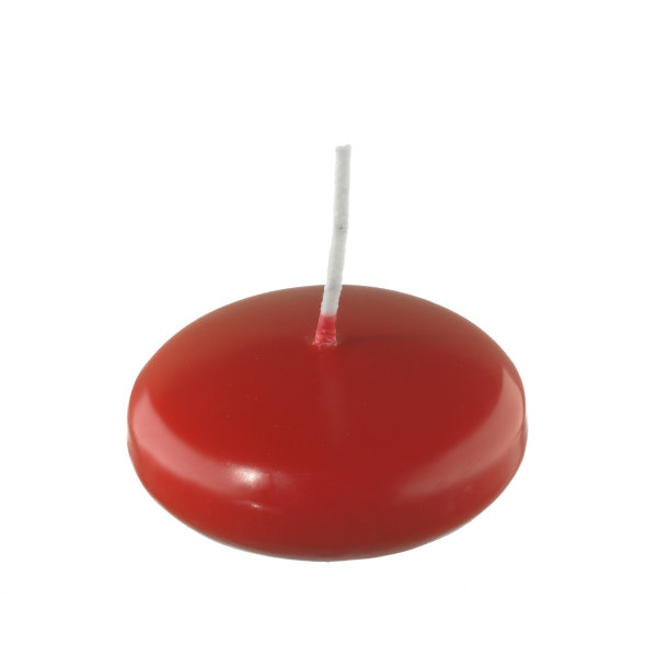 Schwimmkerzen Rot 26 x Ø 42 mm, 8 Stück