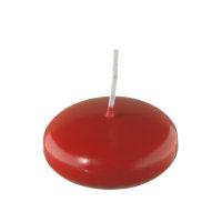 Schwimmkerzen Rot 26 x Ø 42 mm, 8 Stück