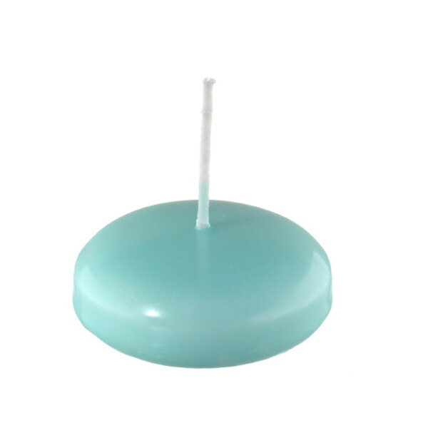 Schwimmkerzen Türkis 26 x Ø 42 mm, 8 Stück