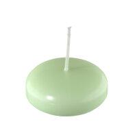 Schwimmkerzen Kiwi 26 x Ø 42 mm, 8 Stück