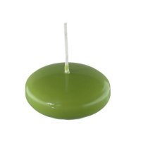 Schwimmkerzen Limonegrün 26 x Ø 42 mm, 8...