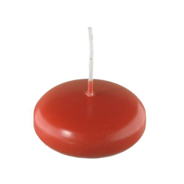 Schwimmkerzen Paprika 26 x Ø 42 mm, 8 Stück
