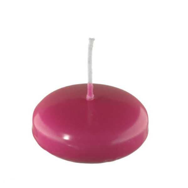 Schwimmkerzen Fuchsia Pink 26 x Ø 42 mm, 8 Stück
