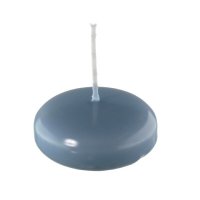 Schwimmkerzen Jeans Blau 26 x Ø 42 mm, 8 Stück