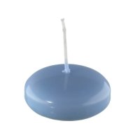 Schwimmkerzen Blue Bell Hellblau 26 x Ø 42 mm, 8...