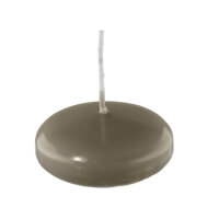Schwimmkerzen Portobello Nougat 24 x Ø 60 mm, 20...