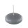 Schwimmkerzen Silbergrau 55 x Ø 80 mm, 8 Stück