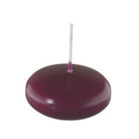 Schwimmkerzen Brombeere 55 x Ø 80 mm, 8 Stück