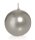 Kerzen Kugel Silber 50 mm, 12 Stück