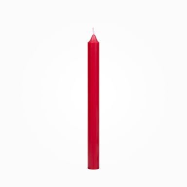 Boutique Leuchterkerzen durchgefärbt Bordeaux 250 x Ø 22 mm, 8 Stück