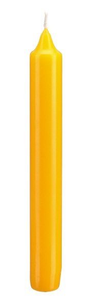 Tafelkerzen Goldgelb 190 x Ø 21 mm, 12 Stück