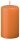 Stumpenkerzen (Flachkopf) Mango Orange 100 x Ø 70 mm, 12 Stück