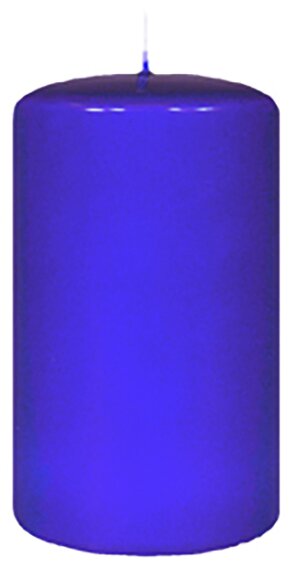 Stumpenkerzen (Flachkopf) Lila 100 x Ø 70 mm, 12 Stück