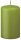 Stumpenkerzen (Flachkopf) Limonegrün 100 x Ø 70 mm, 12 Stück