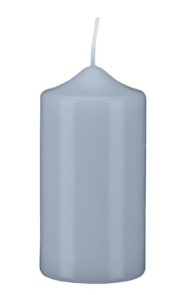 Stumpenkerzen Jeans Blau 150 x Ø 50 mm, 12 Stück