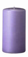 Stumpenkerzen (Flachkopf) Lavendel-Lilac 100 x Ø...