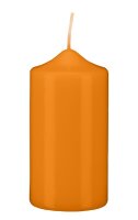 Stumpenkerzen Mango Orange 150 x Ø 50 mm, 12...