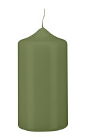 Stumpenkerzen Grün 120 x Ø 70 mm, 6 Stück