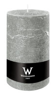 Marble Rustik Kerzen Betongrau 190 x Ø 100 mm