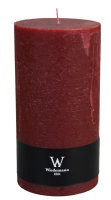 Marble Rustik Kerzen Bordeaux 190 x Ø 98 mm