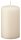 Stumpenkerzen (Flachkopf) Elfenbein 60 x Ø 40 mm, 24 Stück