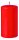 Stumpenkerzen (Flachkopf) Paprika Hellrot