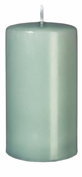 Stumpenkerzen (Flachkopf) Seafoam Seegrün