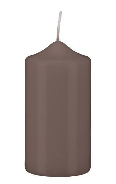 Stumpenkerzen Mocca