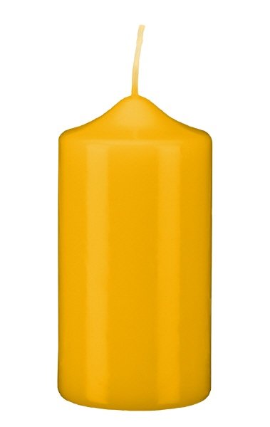 Stumpenkerzen Mais Gelb/Orange