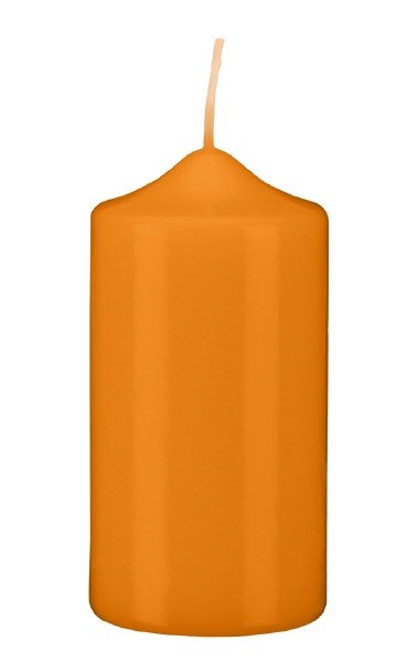 Stumpenkerzen Mango Orange