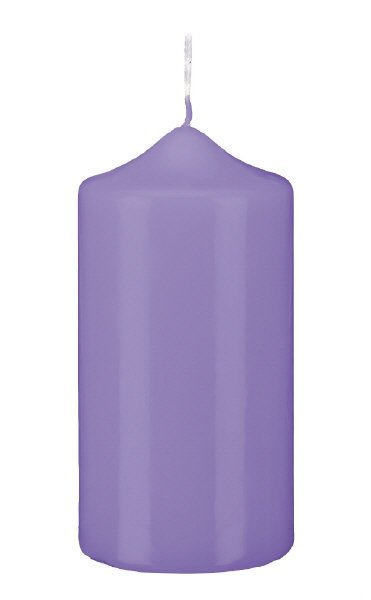 Stumpenkerzen Lavendel-Lilac