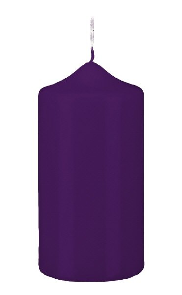 Stumpenkerzen Violett