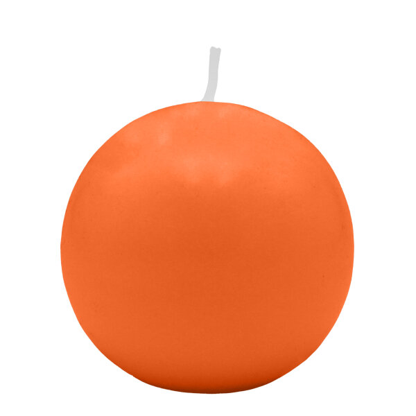 Kerzen Kugel Karotte Dunkelorange